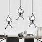 Frendorf | RetroBeam Iron Design Deckenleuchte | Vintage Retro LED Lampe | Industrial Look für Zuhause