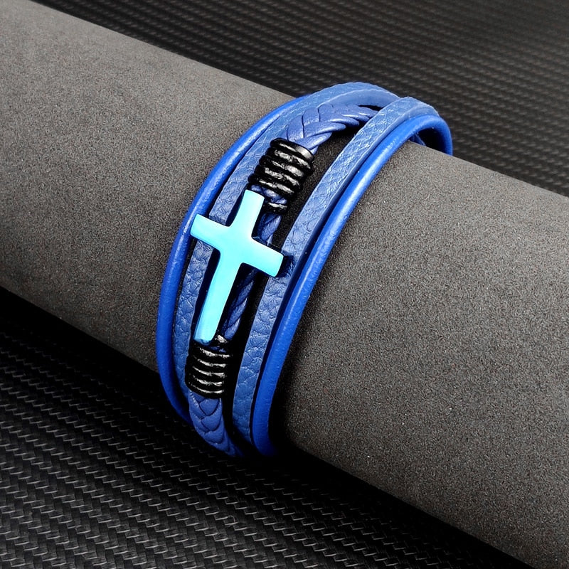 Frendorf | ZenBrace Männer Chakra Armband | Natürliche Heilsteine | Energieausgleich | Stilvolle Männeraccessoires