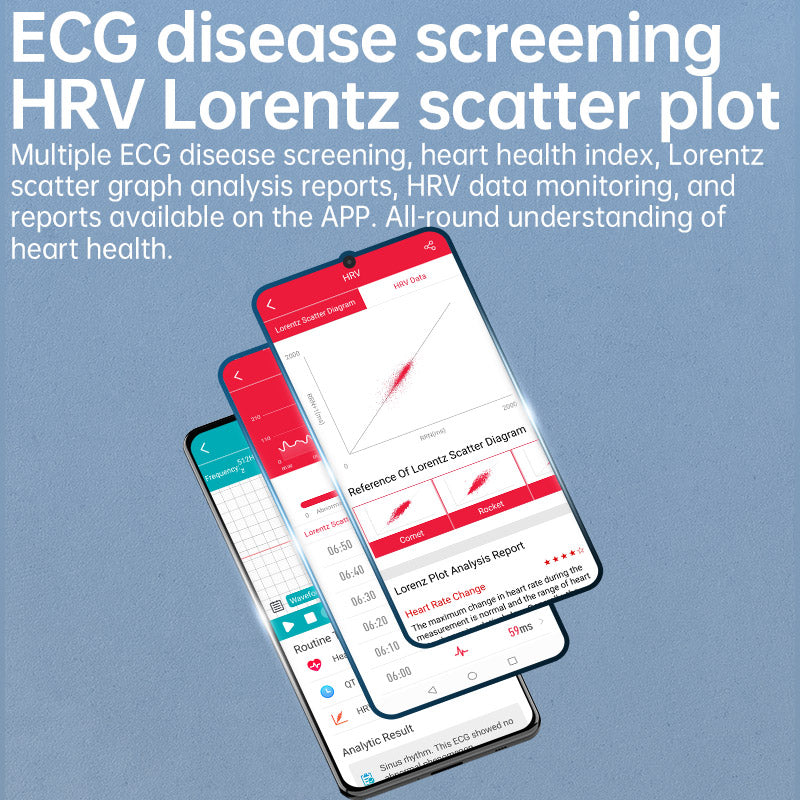 Frendorf | ECG-Test Blutlipide Harnsäure One Touch Wählen SOS-Anrufe Smartwatch