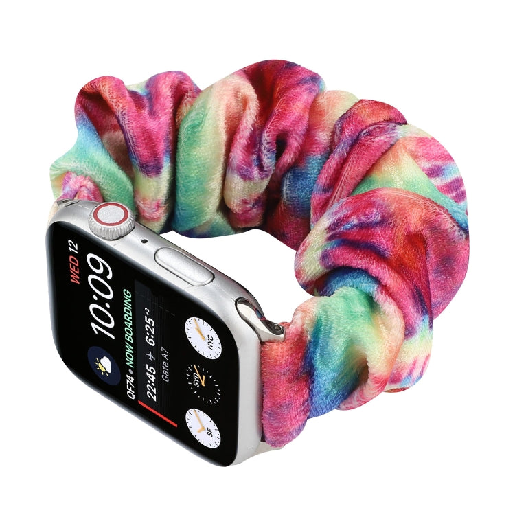 Frendorf | Flanell Haar Ring  Armband Uhr Band Für Apple Watch Ultra 49mm&Watch Ultra 2 49mm / Series 9&8&7 45mm / SE 3&SE 2&6&SE&5&4 44mm / 3&2&1 42mm(8)