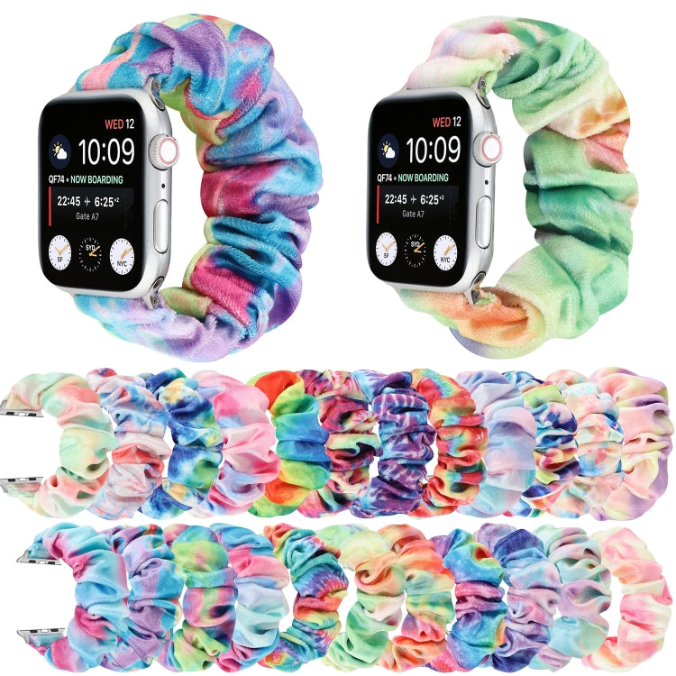 Frendorf | Flanell Haar Ring  Armband Uhr Band Für Apple Watch Ultra 49mm&Watch Ultra 2 49mm / Series 9&8&7 45mm / SE 3&SE 2&6&SE&5&4 44mm / 3&2&1 42mm(8)