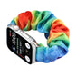 Frendorf | Flanell-Haar-Ring-Uhrenarmband für Apple Watch Series 9&8&7 41mm / SE 3&SE 2&6&SE&5&4 40mm / 3&2&1 38mm(9)