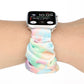 Frendorf | Flanell Haar Ring  Armband für Apple Watch Series 9&8&7 41mm / SE 3&SE 2&6&SE&5&4 40mm / 3&2&1 38mm(14)