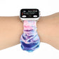 Frendorf | Flanell Haar Ring  Armband Uhrband Für Apple Watch Series 9&8&7 41mm / SE 3&SE 2&6&SE&5&4 40mm / 3&2&1 38mm(15)