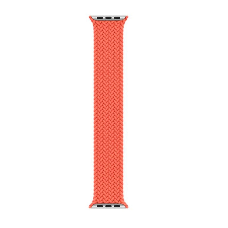 Frerndorf | Nylon Einzel-Dreh Geflochtenes Uhrenarmband Für Apple Watch Series 7 41mm / 6 & SE & 5 & 4 40mm / 3 & 2 & 1 38mm, Länge:M 145mm (Elektrisches Orange)