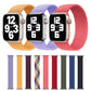 Frerndorf | Nylon Einzel-Dreh Geflochtenes Uhrenarmband Für Apple Watch Series 7 41mm / 6 & SE & 5 & 4 40mm / 3 & 2 & 1 38mm, Länge:M 145mm (Elektrisches Orange)