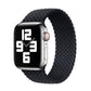 Frerndorf | Nylon Einzeldreh Geflochtenes Armband für Apple Watch Ultra 49mm&Watch Ultra 2 49mm / Series 9&8&7 45mm / SE 3&SE 2&6&SE&5&4 44mm / 3&2&1 42mm, Länge:S 138mm (Schwarz)