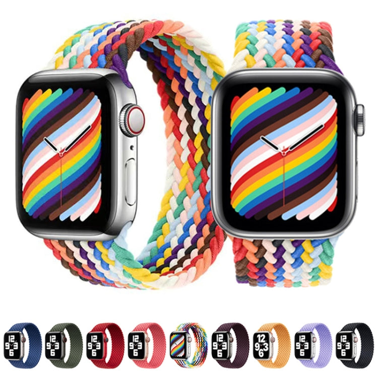 Frerndorf | Nylon Einzeldreh Geflochtenes Armband für Apple Watch Ultra 49mm&Watch Ultra 2 49mm / Series 9&8&7 45mm / SE 3&SE 2&6&SE&5&4 44mm / 3&2&1 42mm, Länge:S 138mm (Schwarz)