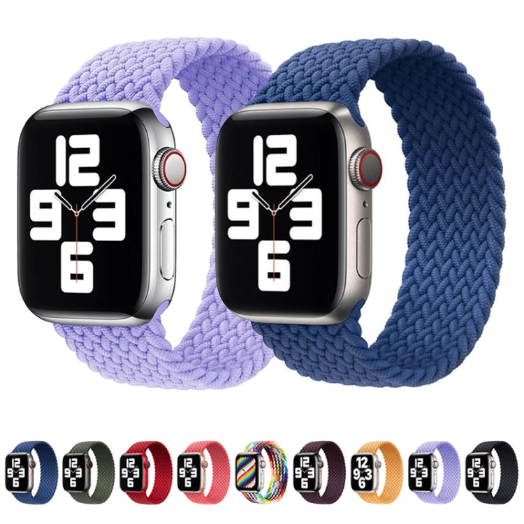 Frerndorf | Nylon Einfach-wendebar Geflochtenes Armband Für Apple Watch Ultra 49mm&Watch Ultra 2 49mm / Series 9&8&7 45mm / SE 3&SE 2&6&SE&5&4 44mm / 3&2&1 42mm, Länge:M 155mm (Starlight Weiß)