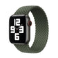 Frerndorf | Nylon Einfach-Dreh Geflochtenes Armband Für Apple Watch Series 7 45mm / 6 & SE & 5 & 4 44mm / 3 & 2 & 1 42mm, Länge:L 170mm (Olivegrün)