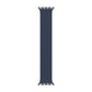 Frerndorf | Nylon Single-Turn Geflochtenes Armband für Apple Watch Ultra 49mm & Watch Ultra 2 49mm / Series 9 & 8 & 7 45mm / SE 3 & SE 2 & 6 & SE & 5 & 4 44mm / 3 & 2 & 1 42mm, Länge: L 170mm (Starlight Blue)