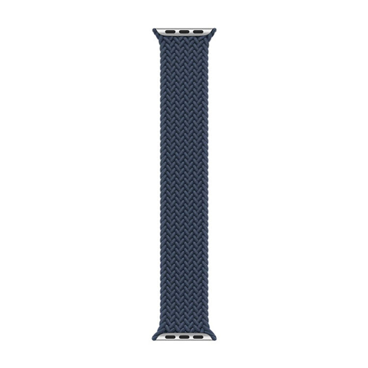 Frerndorf | Nylon Single-Turn Geflochtenes Armband für Apple Watch Ultra 49mm & Watch Ultra 2 49mm / Series 9 & 8 & 7 45mm / SE 3 & SE 2 & 6 & SE & 5 & 4 44mm / 3 & 2 & 1 42mm, Länge: L 170mm (Starlight Blue)