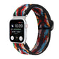 Frerndorf | Metall Japanische Schnalle Elastisches Nylon Uhrenband Für Apple Watch Series 7 45mm / 6 & SE & 5 & 4 44mm / 3 & 2 & 1 42mm(5)