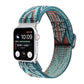 Frerndorf | Metall Japanische Schnalle Elastisches Nylon Uhrenarmband für Apple Watch Ultra 49mm&Watch Ultra 2 49mm / Series 9&8&7 45mm / SE 3&SE 2&6&SE&5&4 44mm / 3&2&1 42mm(17)