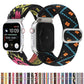 Frerndorf | Metall Japanische Schnalle Elastisches Nylon Uhrenband Für Apple Watch Ultra 49mm&Watch Ultra 2 49mm / Series 9&8&7 45mm / SE 3&SE 2&6&SE&5&4 44mm / 3&2&1 42mm(12)