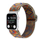 Frerndorf | Metall Japanische Schnalle Elastisches Nylon Uhrenband Für Apple Watch Serie 9&8&7 41mm / SE 3&SE 2&6&SE&5&4 40mm / 3&2&1 38mm(1)