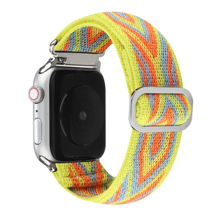 Frerndorf | Metall Japanische Schnalle Elastisches Nylon Uhrenarmband Für Apple Watch Serie 9&8&7 41mm / SE 3&SE 2&6&SE&5&4 40mm / 3&2&1 38mm(2)