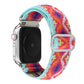Frerndorf | Metall Japanische Schnalle Elastisches Nylon Uhrenarmband Für Apple Watch Series 9&8&7 41mm / SE 3&SE 2&6&SE&5&4 40mm / 3&2&1 38mm(4)