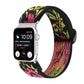 Frerndorf | Metall Japanische Schnalle Elastisches Nylon Uhrenband Für Apple Watch Serie 9&8&7 41mm / SE 3&SE 2&6&SE&5&4 40mm / 3&2&1 38mm(6)