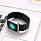 Frerndorf | Magnetisches Loop-Uhrenarmband für Apple Watch Series 7 45mm / 6 & SE & 5 & 4 44mm / 3 & 2 & 1 42mm (Schwarz)