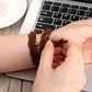 Frerndorf | Handgefertigtes Leder-Uhrenarmband für Apple Watch Series 9&8&7 41mm / SE 3&SE 2&6&SE&5&4 40mm / 3&2&1 38mm (Schwarz)