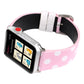 Frendorf | Fashion Dot Serie Uhrband für Apple Watch Series 7 41mm / 6 & SE & 5 & 4 40mm / 3 & 2 & 1 38mm (Rosa Weiß)