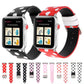 Frendorf | Fashion Dot Serie Uhrband für Apple Watch Series 7 41mm / 6 & SE & 5 & 4 40mm / 3 & 2 & 1 38mm (Rosa Weiß)