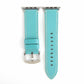 Frendorf | Kalbleder Echtes Leder Uhrenarmband für Apple Watch Series 7 41mm / 6 & SE & 5 & 4 40mm / 3 & 2 & 1 38mm (Blau)