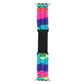 Frerndorf | Regenschirm Cord Regenbogen Uhrenarmband für Apple Watch Series 7 41mm / 6 & SE & 5 & 4 40mm / 3 & 2 & 1 38mm(C)