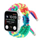 Frerndorf | Regenschirm Schnur Regenbogen Uhr Band Für Apple Watch Ultra 49mm&Watch Ultra 2 49mm / Serie 9&8&7 45mm / SE 3&SE 2&6&SE&5&4 44mm / 3&2&1 42mm(A)