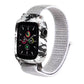Frerndorf | Nylon Handgelenkbanduhrriemen für Apple Watch Series 7 41mm / 6 & SE & 5 & 4 40mm / 3 & 2 & 1 38mm (Muschel)