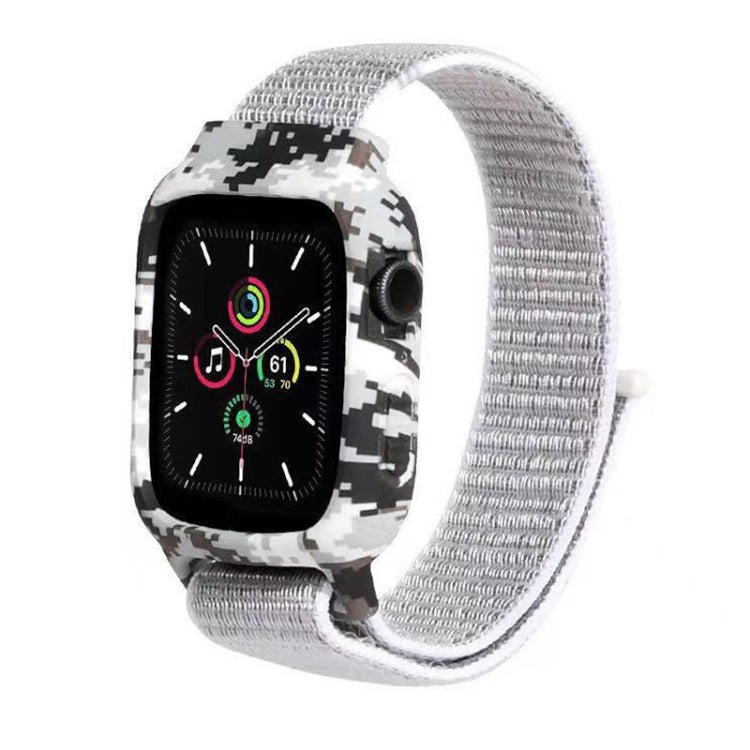 Frerndorf | Nylon Handgelenkbanduhrriemen für Apple Watch Series 7 41mm / 6 & SE & 5 & 4 40mm / 3 & 2 & 1 38mm (Muschel)