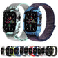 Frerndorf | Nylon-Handgelenkbanduhr für Apple Watch Series 7 41mm / 6 & SE & 5 & 4 40mm / 3 & 2 & 1 38mm (Schwarz)