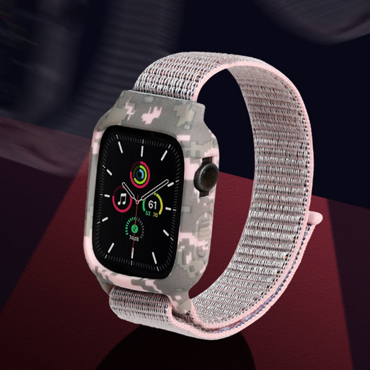 Frerndorf | Nylon-Handgelenkbanduhr für Apple Watch Series 7 41mm / 6 & SE & 5 & 4 40mm / 3 & 2 & 1 38mm (Schwarz)