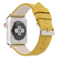 Frerndorf | Frosted Echtes Leder Uhrenarmband Für Apple Watch Series 7 41mm / 6 & SE & 5 & 4 40mm / 3 & 2 & 1 38mm(Gelb)