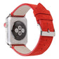 Frerndorf | Frosted Echtes Leder Uhrenarmband Für Apple Watch Series 7 41mm / 6 & SE & 5 & 4 40mm / 3 & 2 & 1 38mm(Rot)