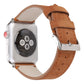 Frerndorf | Frosted Echtes Leder Uhrband Für Apple Watch Series 7 41mm / 6 & SE & 5 & 4 40mm / 3 & 2 & 1 38mm(Braun)