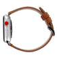 Frerndorf | Frosted Echtes Leder Uhrband Für Apple Watch Series 7 41mm / 6 & SE & 5 & 4 40mm / 3 & 2 & 1 38mm(Braun)