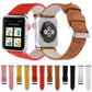 Frerndorf | Frosted Echtes Leder Uhrenarmband Für Apple Watch Series 7 41mm / 6 & SE & 5 & 4 40mm / 3 & 2 & 1 38mm(Rot)