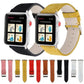 Frerndorf | Frosted Echtes Leder Uhrenarmband Für Apple Watch Series 7 45mm / 6 & SE & 5 & 4 44mm / 3 & 2 & 1 42mm (Schwarz)