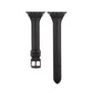 Frendorf | Für Apple Watch Series 7 41mm / 6 & SE & 5 & 4 40mm / 3 & 2 & 1 38mm Crazy Horse Texture Echtes Leder Armband (Schwarz)