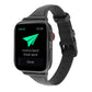 Frendorf | Für Apple Watch Series 7 41mm / 6 & SE & 5 & 4 40mm / 3 & 2 & 1 38mm Crazy Horse Texture Echtes Leder Armband (Schwarz)