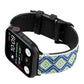 Frendorf | Für Apple Watch Series 7 41mm / 6 & SE & 5 & 4 40mm / 3 & 2 & 1 38mm Ethnischer Stil Echtes Leder Armband (Ländlich)