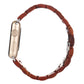 Frerndorf | Holzarmband für die Apple Watch Series 9&8&7 41mm / SE 3&SE 2&6&SE&5&4 40mm / 3&2&1 38mm (Weinrot)