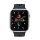 Frendorf | Elastisches Silikon-Uhrenarmband für Apple Watch Series 9&8&7 41mm / SE 3&SE 2&6&SE&5&4 40mm / 3&2&1 38mm, Länge: 160mm (Schwarz)