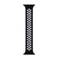 Frendorf | Elastisches Silikon-Armband für Apple Watch Series 7 41mm / 6 & SE & 5 & 4 40mm / 3 & 2 & 1 38mm, Länge: 160mm (Schwarz Grau)