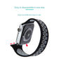 Frendorf | Elastisches Silikon-Armband für Apple Watch Series 7 41mm / 6 & SE & 5 & 4 40mm / 3 & 2 & 1 38mm, Länge: 160mm (Schwarz Grau)