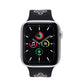 Frendorf | Elastisches Silikon-Armband für Apple Watch Series 7 41mm / 6 & SE & 5 & 4 40mm / 3 & 2 & 1 38mm, Länge: 160mm (Schwarz Grau)
