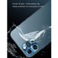 Frendorf | Für iPhone 12 TOTUDESIGN AB-065 Armor Serie Aluminiumlegierung + Gehärtetes Glas Integrierte Objektivfolie (Schwarz)