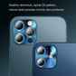 Frendorf | Für iPhone 12 Pro Max TOTUDESIGN AB-065 Armor Series Aluminiumlegierung + Gehärtetes Glas Integrierte Objektivfolie (Schwarz)